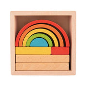 Παιχνίδι τύπου παζλ Το Enchanted Rainbow, 10 κομμάτια, πολύχρωμα, ξύλο