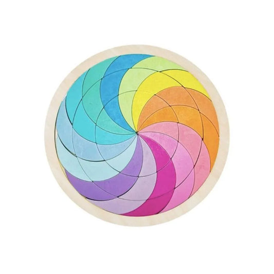 Τύπος παζλ Mandala Multicolora Type Game, 45 κομμάτια, ξύλο