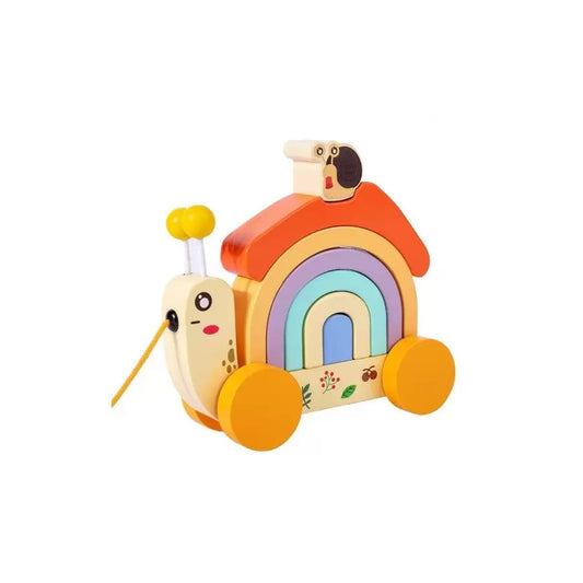 Σκοποβολή παιχνιδιού Rainbow Snail μαμά και κοτόπουλο