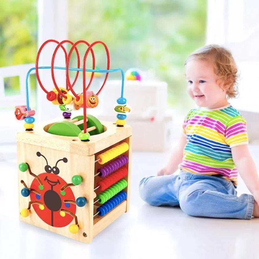 Εκπαιδευτικό παιχνίδι Montessori πολυλειτουργικά, 2 κομμάτια, ξύλο