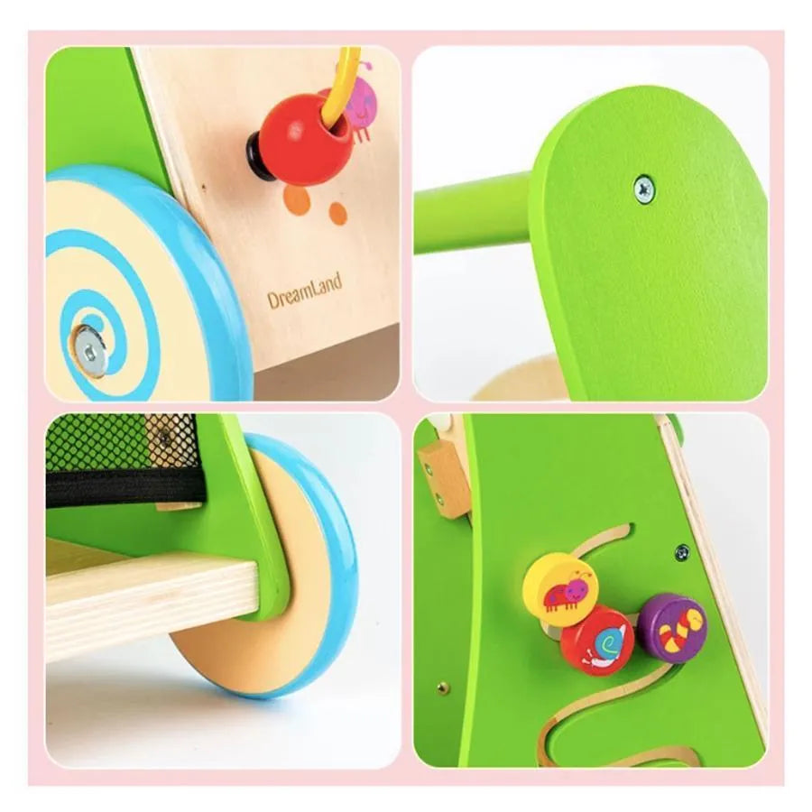 Εκπαιδευτικό Παιχνίδι Montessori Τύπος Πρεμιτιστή Δραστηριότητες, 12 κομμάτια, πολύχρωμα, ξύλο