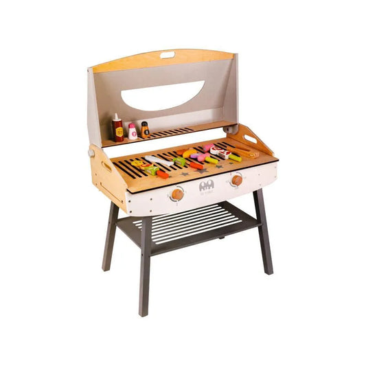 Barbecue Grill Toy, 35 κομμάτια, πολύχρωμα, ξύλο