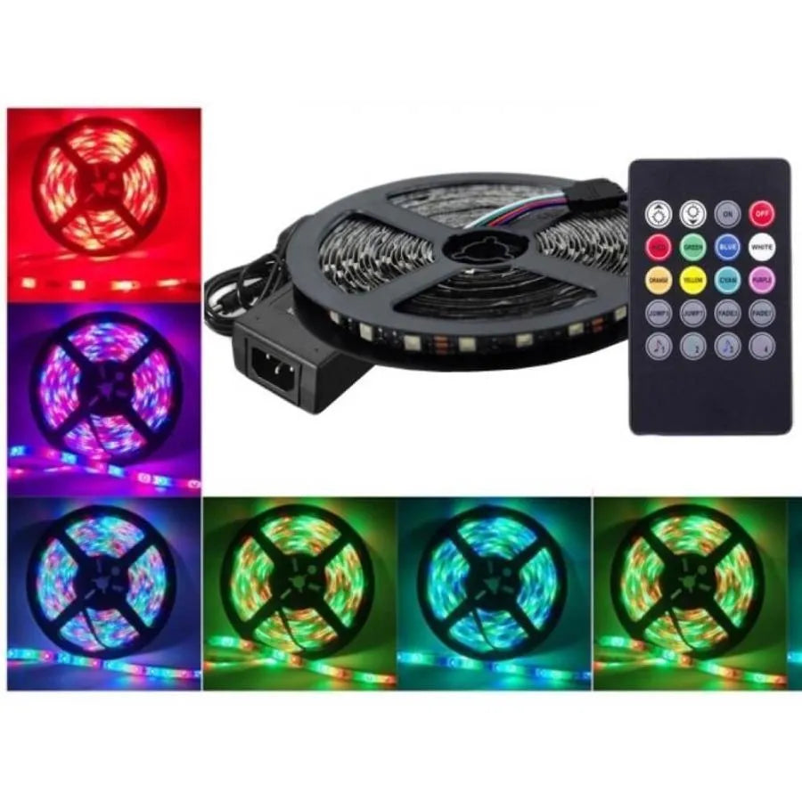 KIT LED BAND R5050 RGB με μουσική 14.4W/M 12V IP20