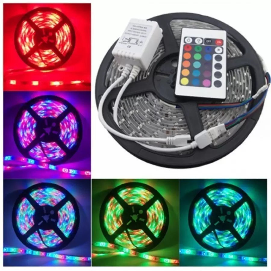 KIT RGB LED Band με τηλεχειριστήριο 10W/M 12V IP20