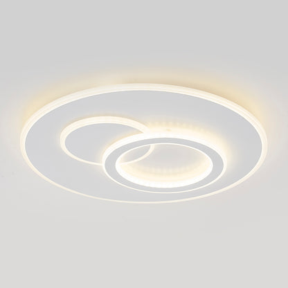 LED πολυέλαιος με τηλεχειριστήριο Nolux Luminosa, 120W, 3 κύκλοι, κρύο/ζεστό/ουδέτερο φως, ασταθές, λευκό