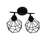 Aerope Lust, 2x E27, Metal, Black
