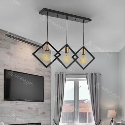 Fresi Lust, 3*E27, Metal, Black