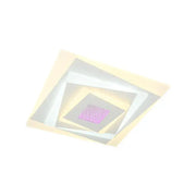 LED LED 3D τετράγωνο LED, διάμετρος 30cm, 20W RGB, λευκό, κρύο/ζεστό/ουδέτερο φως