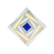 LED LED 3D τετράγωνο LED, διάμετρος 30cm, 20W RGB, λευκό, κρύο/ζεστό/ουδέτερο φως