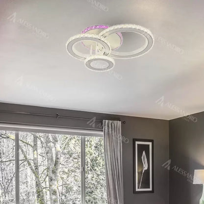 LED LED Analena με τηλεχειριστήριο, 134W, White, RGB