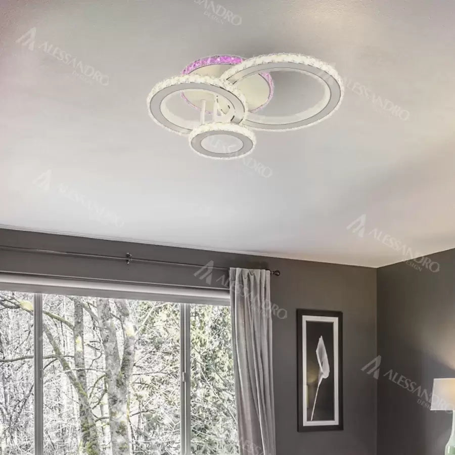 LED LED Analena με τηλεχειριστήριο, 134W, White, RGB