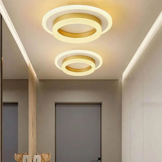 LED LED Solena Rondoda Gold White, Διάμετρος 25cm, 13W, Cold/Hot/Neutral Light