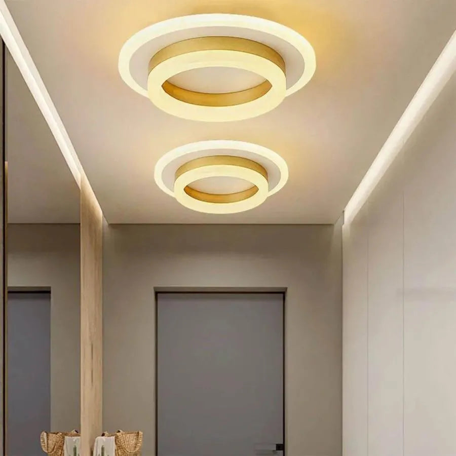 LED LED Solena Rondoda Gold White, Διάμετρος 25cm, 13W, Cold/Hot/Neutral Light