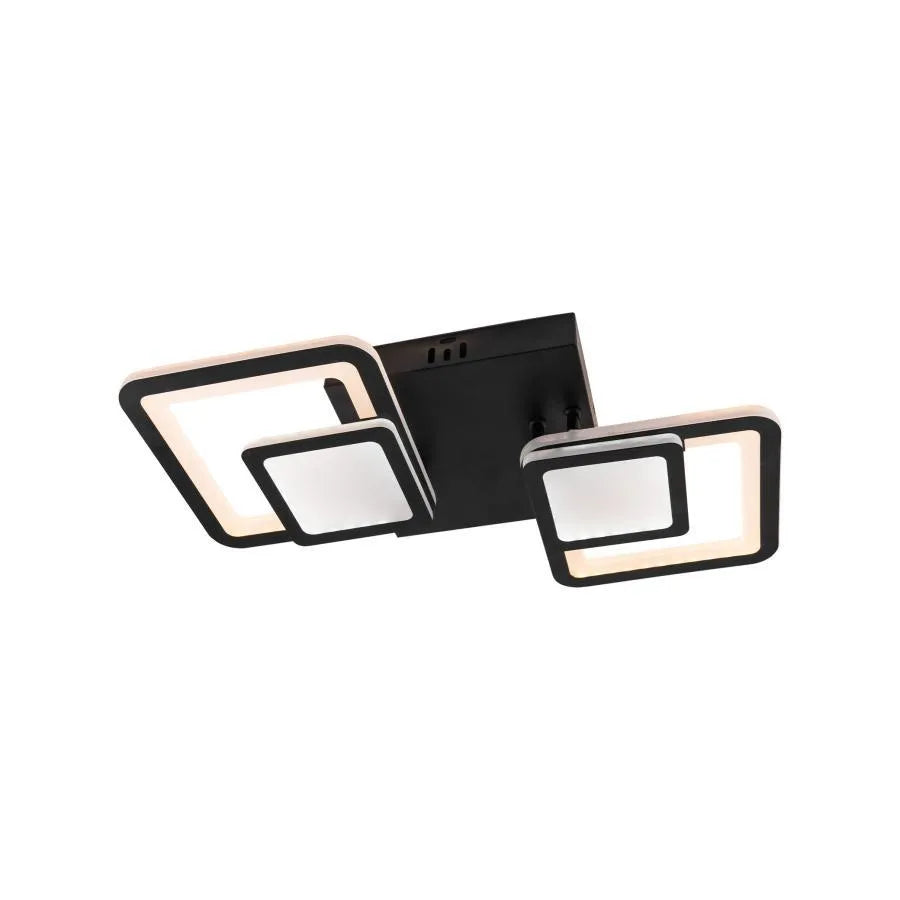 LED LED Balans LUP με τηλεχειριστήριο, 48W, 2.4GHz, ακρυλικό, κρύο/ζεστό/ουδέτερο φως, ασταθές, μαύρο
