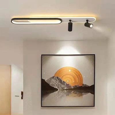 LED LED Bastet 49W κρύο/ζεστό φως/ουδέτερο ρυθμιζόμενο ακρυλικό και λευκό μεταλλικό προβολέα