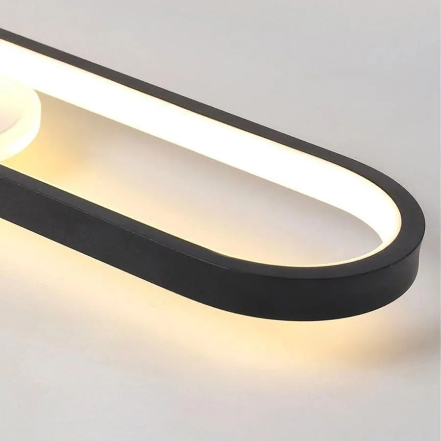 LED LED Berta 43W Ψυχρό/ζεστό/ουδέτερο ρυθμιζόμενο ακρυλικό προβολέα και λευκό και λευκό μέταλλο