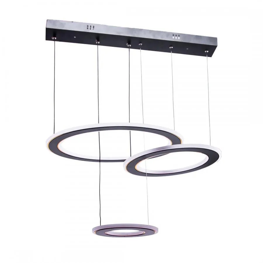 LED LED BIANCA 99W Black με τηλεχειριστήριο