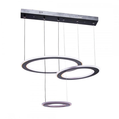 LED LED BIANCA 99W Black με τηλεχειριστήριο