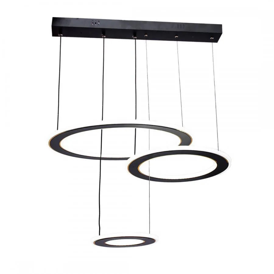 LED LED BIANCA 99W Black με τηλεχειριστήριο