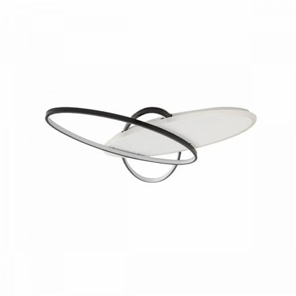 LED πολυέλαιος με τηλεχειριστήριο Carolina, 81W, 3 τετράγωνα, κρύο/ζεστό/ουδέτερο φως, άκαμπτο, μαύρο