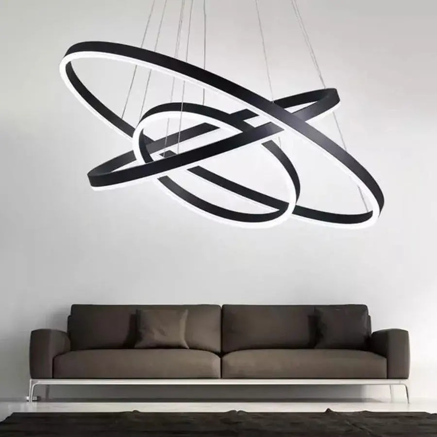 LED LED Casiana με τηλεχειριστήριο, 130W, μαύρο, ήταν διαθέσιμο