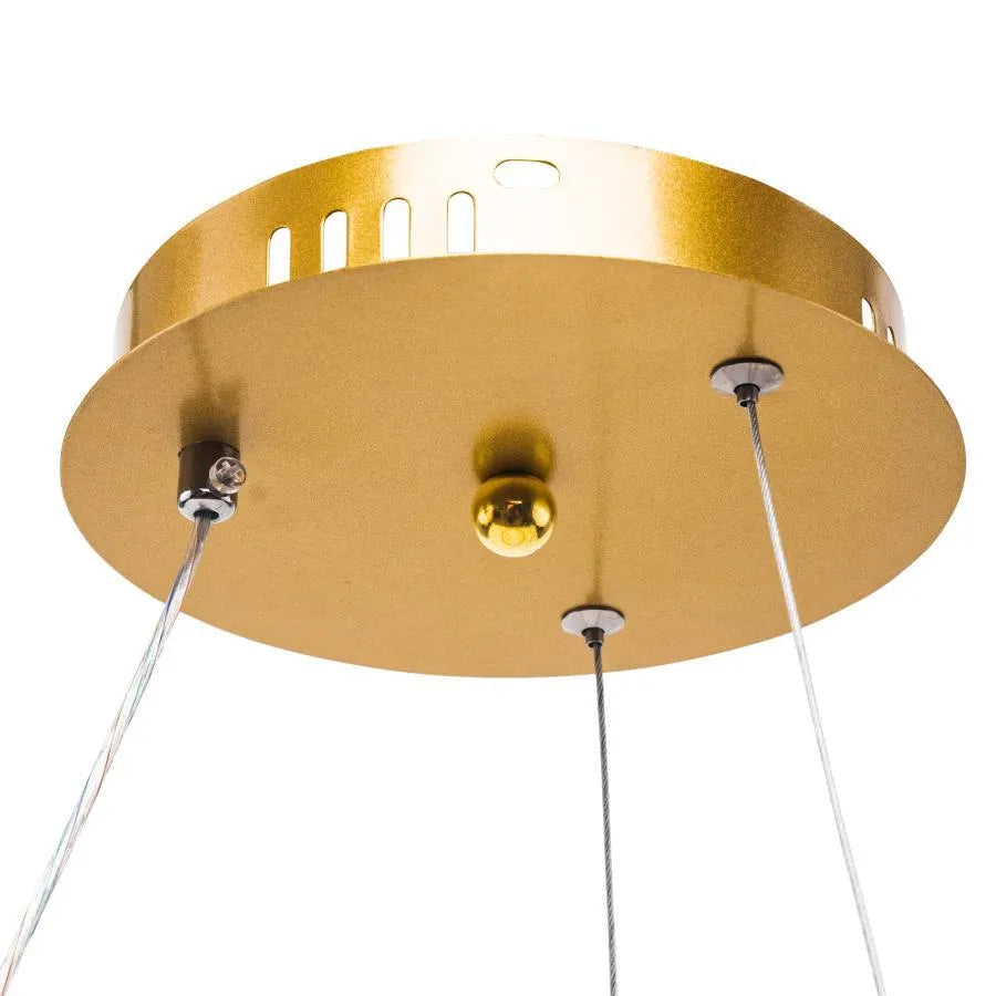 LED LED Casiana με τηλεχειριστήριο, 38W, Golden, Wasable