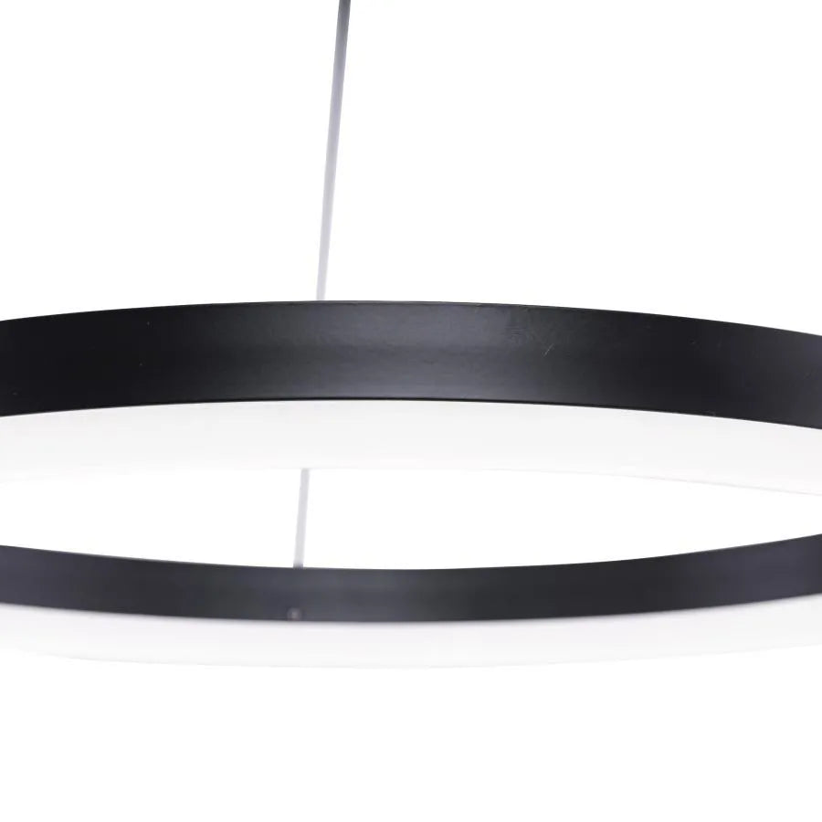 LED LED Casiana με τηλεχειριστήριο, 50 W, μαύρο, πλύσιμο