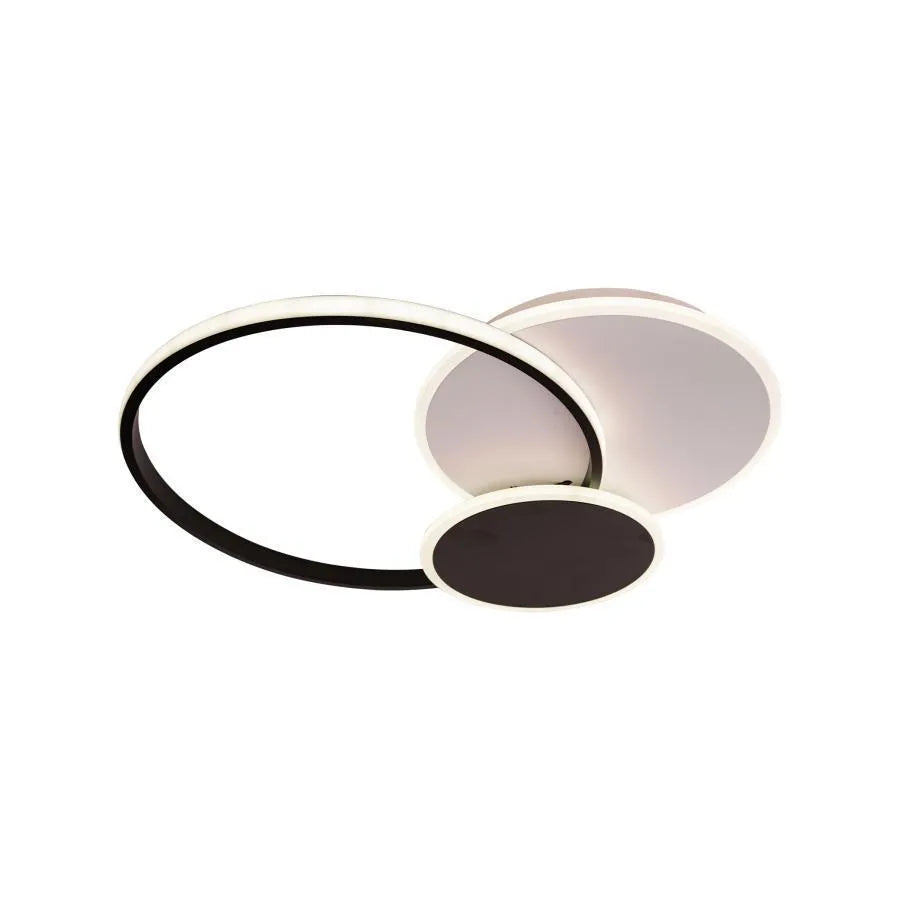 LED LED CETUS με τηλεχειριστήριο, 82W, μαύρο, ακρυλικό, Daisy