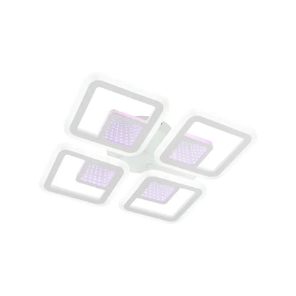 LED LED Chai 3D με τηλεχειριστήριο, 104W, 2,4GHz, Dimable, RGB, Acrylic, White