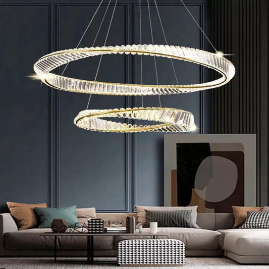 LED LED Crystal LED με τηλεχειριστήριο χρυσού Cairro 98W