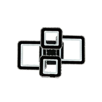 LED LED Crystal RGB με Blakely 154W Dimable Black Remote