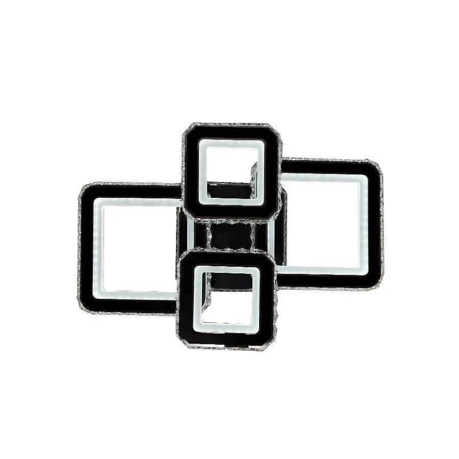 LED LED Crystal RGB με Blakely 154W Dimable Black Remote