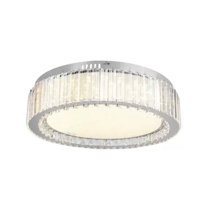 Lulus LED Crystal με τηλεχειριστήριο Angelina 80W Dimable Silver