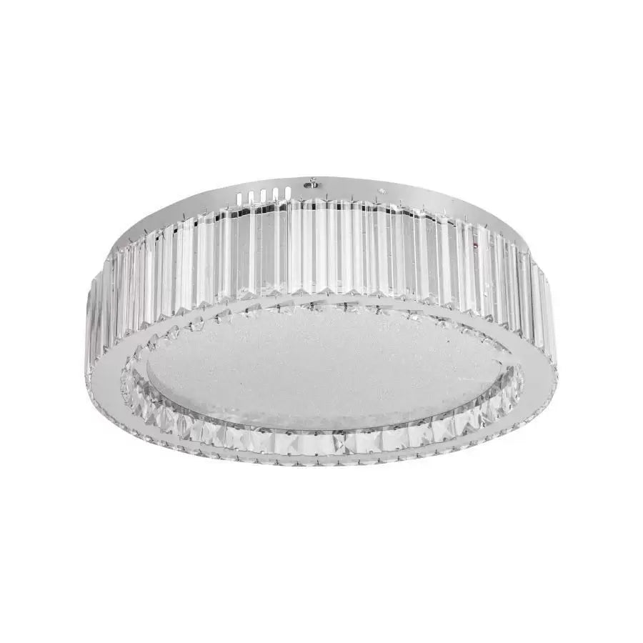Lulus LED Crystal με τηλεχειριστήριο Angelina 80W Dimable Silver