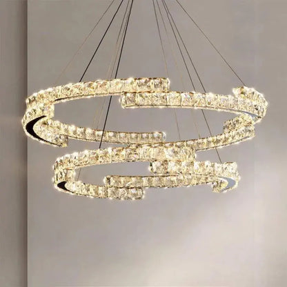 Lulus LED Crystal με το τηλεχειριστήριο Silver Latifah 118W