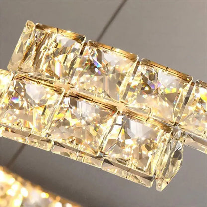 Lulus LED Crystal με το τηλεχειριστήριο Silver Latifah 118W