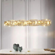 LED LED Crystal LED με τηλεχειριστήριο 38W Sehrazat, Silver