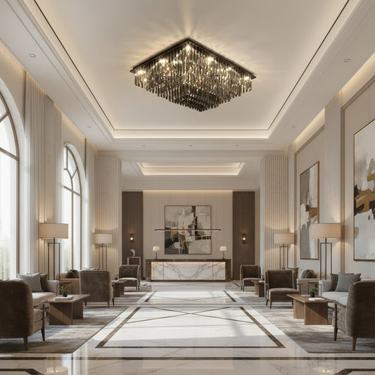 LED LED Crystal 57W, Xanthi, Silver