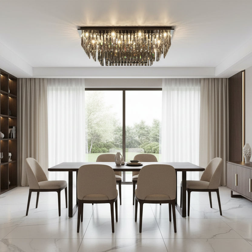 LED LED Crystal 57W, Xanthi, Silver