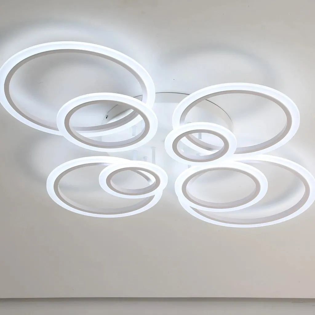 Lulus LED 130W White Betty - 8 κύκλοι, Dimable, Cold/Hot/Neutral Light