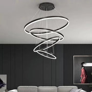 LED Lulus με τηλεχειριστήριο Azariah 112W Dimable Black