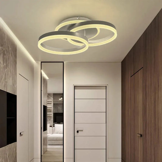LED πολυέλαιος με τηλεχειριστήριο Lyra, 120W, 2 κύκλοι, dimble, βουρτσισμένο ασήμι, κρύο/ζεστό/ουδέτερο φως