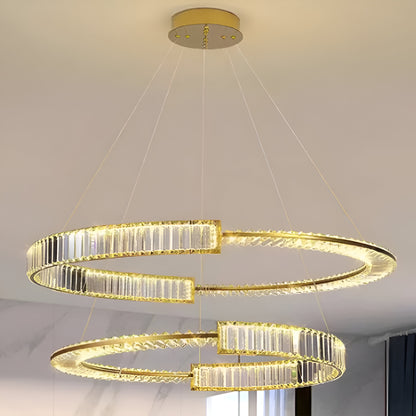 LED LED Royal Prism, χρυσό, μέταλλο και κρυστάλλι