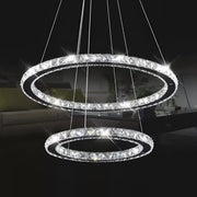 LED LED LUD LUMINIS, 58W, Crystal και Metal, Dimable, Ρυθμιζόμενο ύψος, κρύο/ζεστό/ουδέτερο φως, πολυτελές φωτισμό