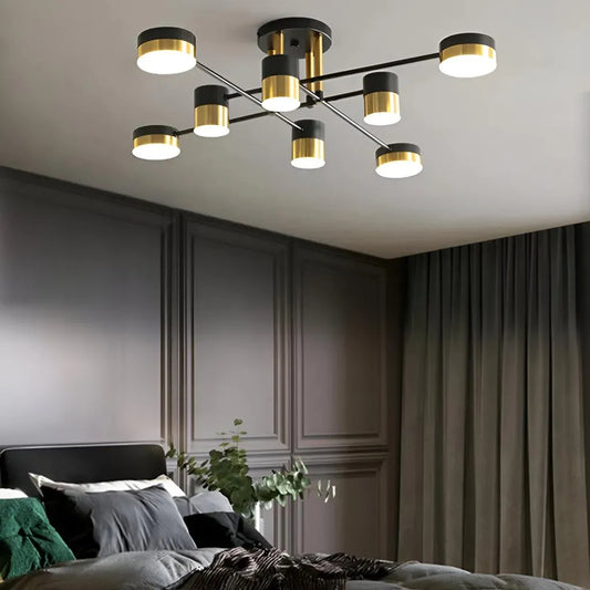 LED Lulus με Enterchand Jayson 57W Dimabila Blace