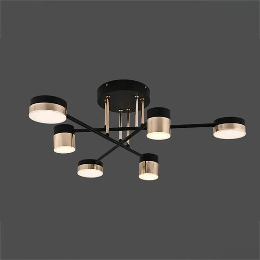 LED Lulus με Endercomand LED 72W DIMABILA Black White