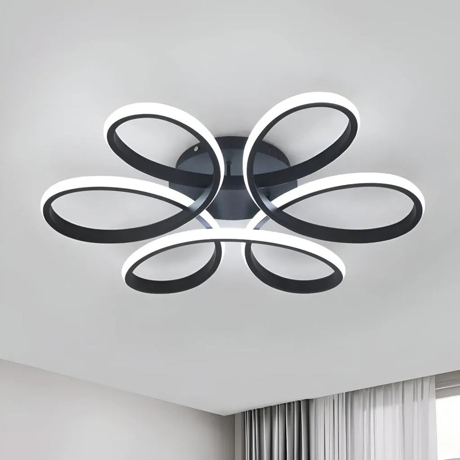 Helix Vector LED LED, 108W, μεταλλικό, μαύρο, τηλεχειριστήριο, κρύο/ζεστό/ουδέτερο φως