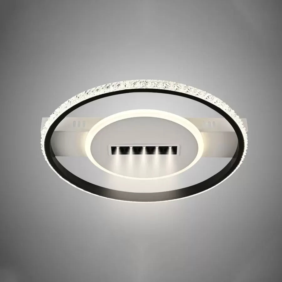 LED Lulus με Enil Locker Neil 38W Dimabila Black White