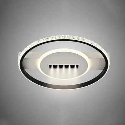 LED Lulus με Enil Locker Neil 38W Dimabila Black White