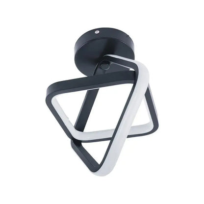 LED LED Vertex Cubus Cubus Coured Ρώμη, 13W, 2 Ρόμπους, κρύο/ζεστό/ουδέτερο φως, μαύρο